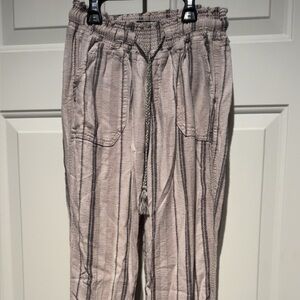 Striped Linen Pants